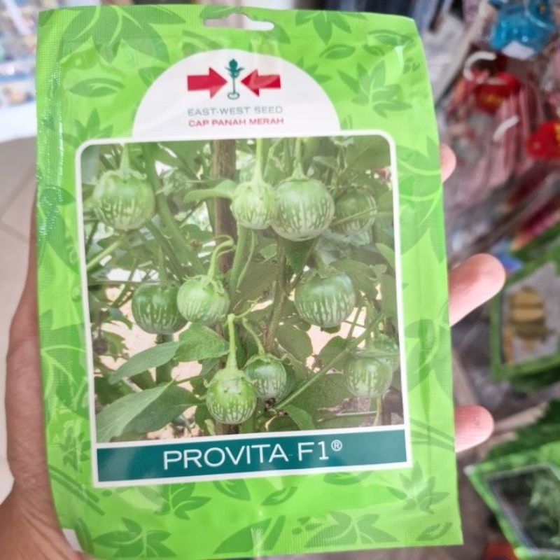 Benih Bibit Terong Lalap Provita F1 isi 400btr Cap Panah Merah