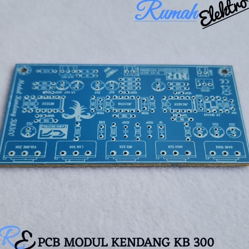 PCB PEAVEY KB300 MODUL KENDANG KB 300 PRE AMP KENDANG TAK DUTT