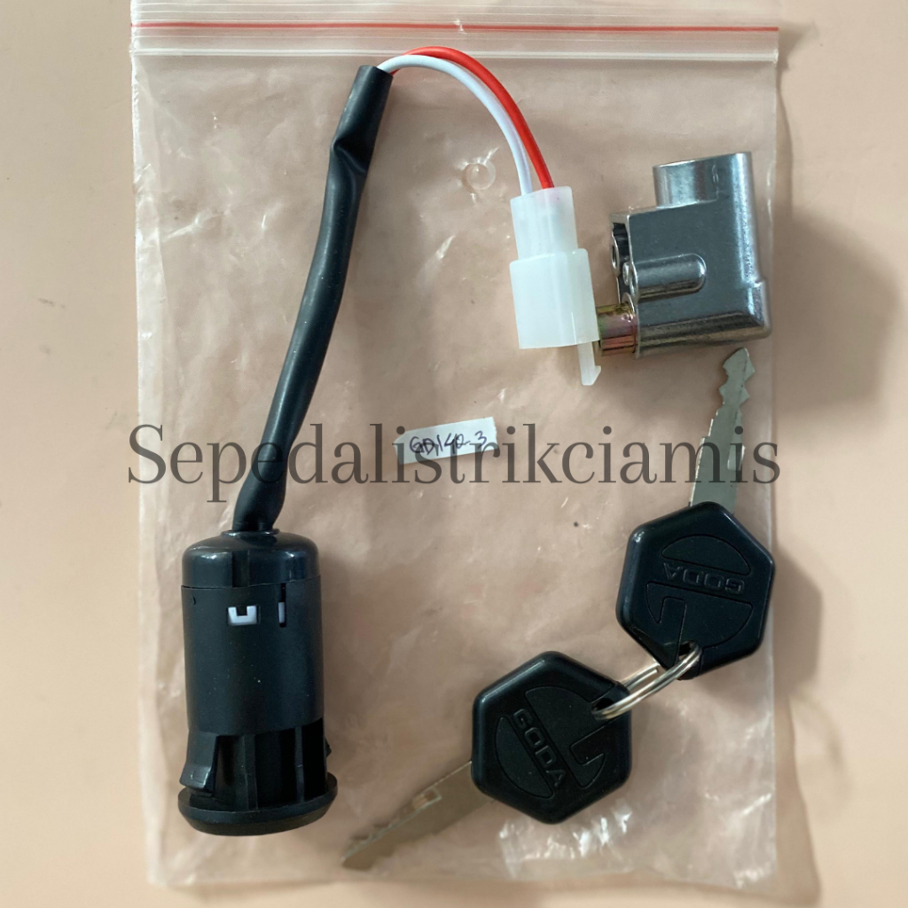 Kunci Kontak Sepeda Listrik Goda 140-3 / selis193