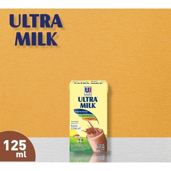 

Ultra Milk Susu Cokelat 125ml