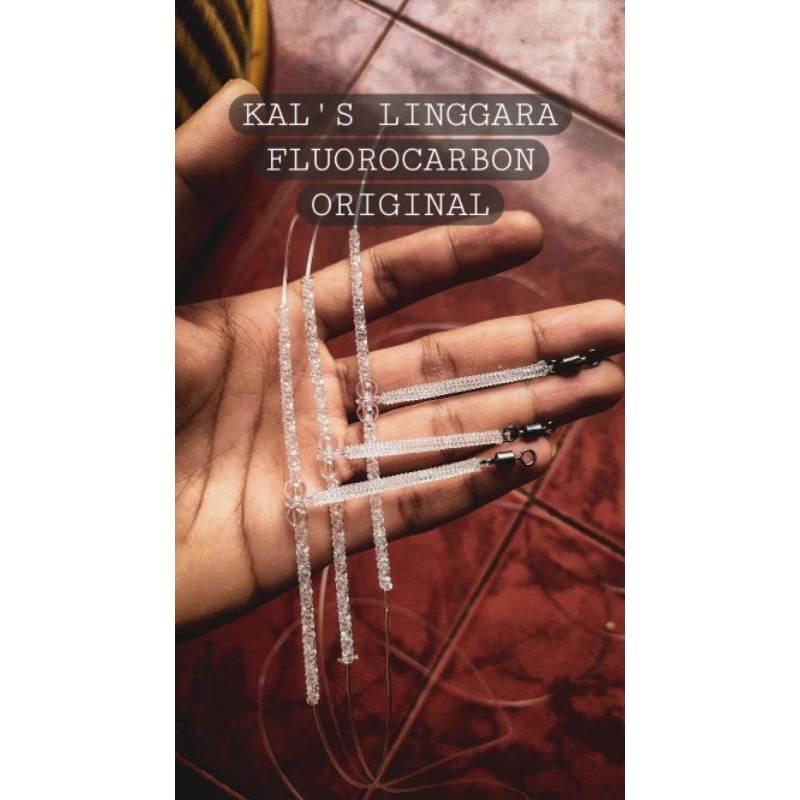 Rakitan Pancing Laut Dasaran / Linggara Fluorocarbon/ Lingara Mancing Dasaran Anti Melintir / Produs