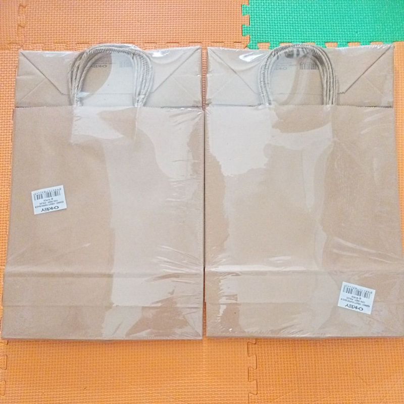 

PAPERBAG COKLAT OKEY B/SEDANG ISI 10