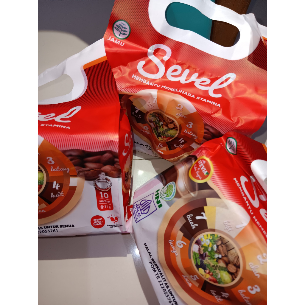 

COOFEE HERBAL - 7 ELEMEN ISI 10 SACHET -sevel