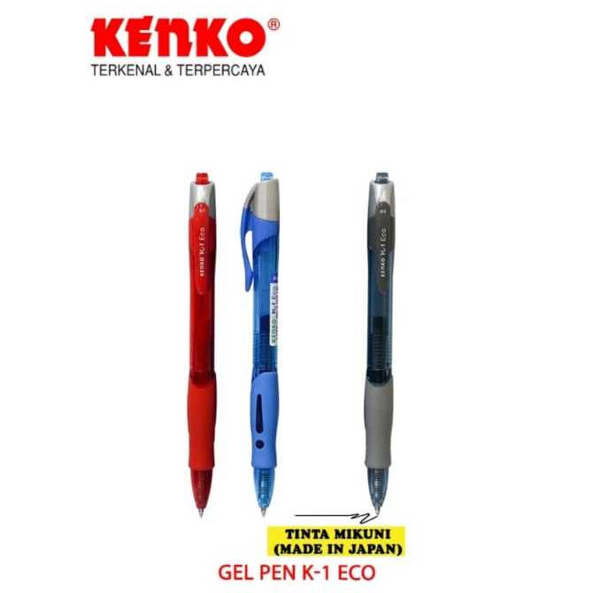 

KENKO GEL PEN K-1 ECO BLACK - 1 LUSIN