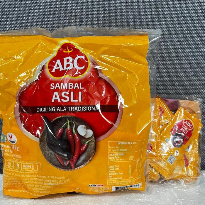 

Saus Sambel ABC Sachet 21x8g / Chilli Sauce ABC