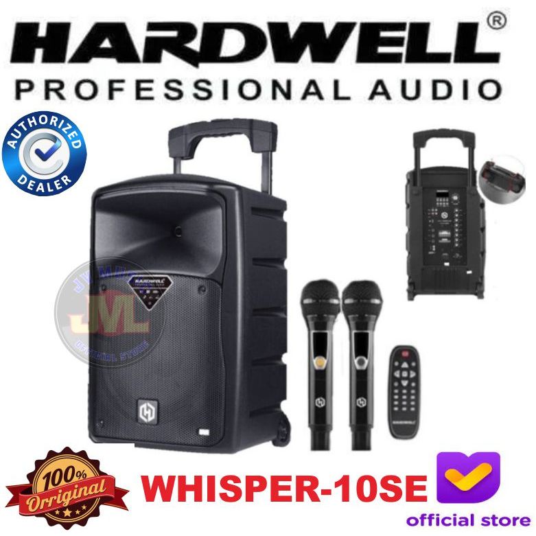 Hardwell Whisper 10 SE Original 10 inch HARDWELL Speaker Portable