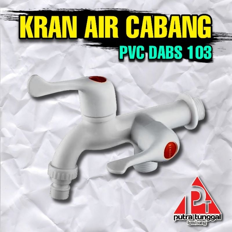 Kran Double / Kran Cabang Plastik - DCOTA 1/2"