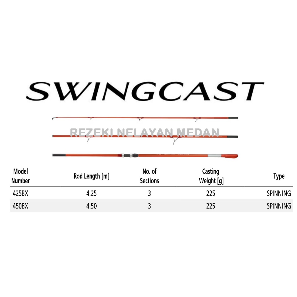 Joran Surf Cast SHIMANO Swing Cast 2020 | SHIMANO 3 Pieces Surf Rod