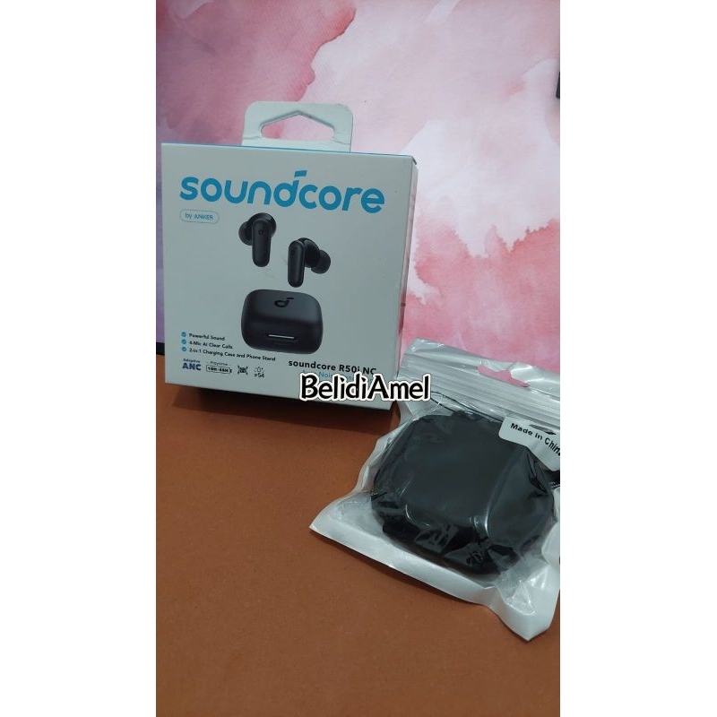 TWS Soundcore R50i NC New BNIB + Case Hitam