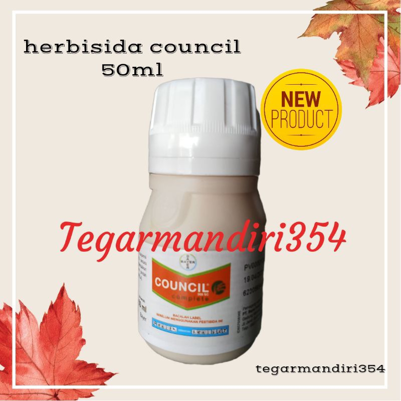Herbisida council 50ml herbisida pembasmi gulma tanaman padi council 50ml