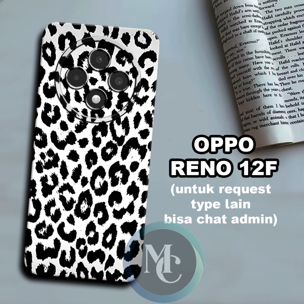 CC37/ Softcase karet lentur untuk OPPO Reno 12F/Motif cewek/case OPPO Reno 12F /kesing OPPO Reno 12F