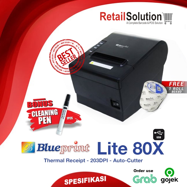 Printer Thermal USB 80mm - Blueprint Lite80 X / Lite 80X / Lite80X