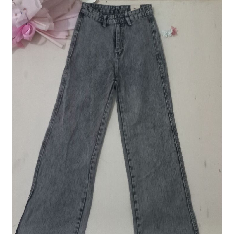 Celana kulot jeans JINISO