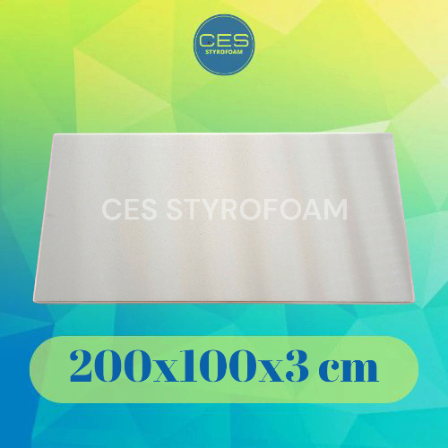 Styrofoam Lembaran 200 x 100 x 3cm HARD