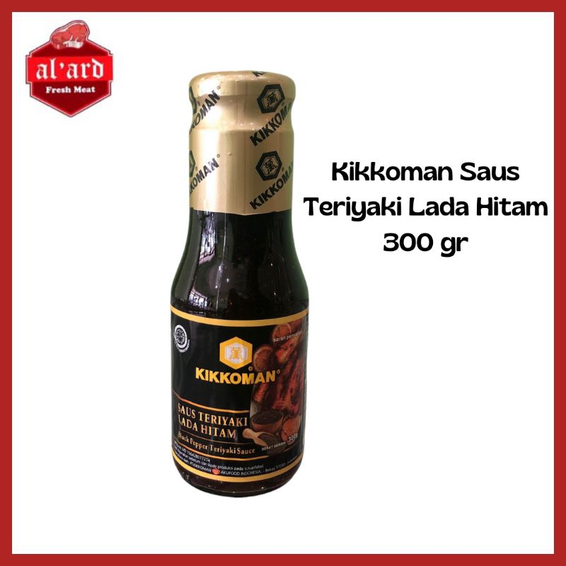

KIKKOMAN SAUS TERIYAKI LADA HITAM 300 gr