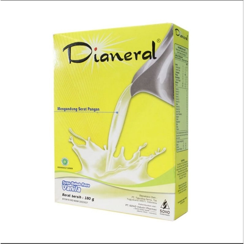 

Dianeral Susu Dubuk Rasa Vanila 180g