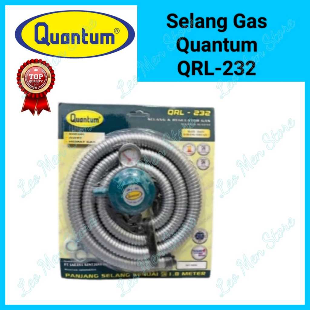 Selang Gas~Selang Kompor Gas 1Set~QUANTUM~QRL 232~ORIGINAL