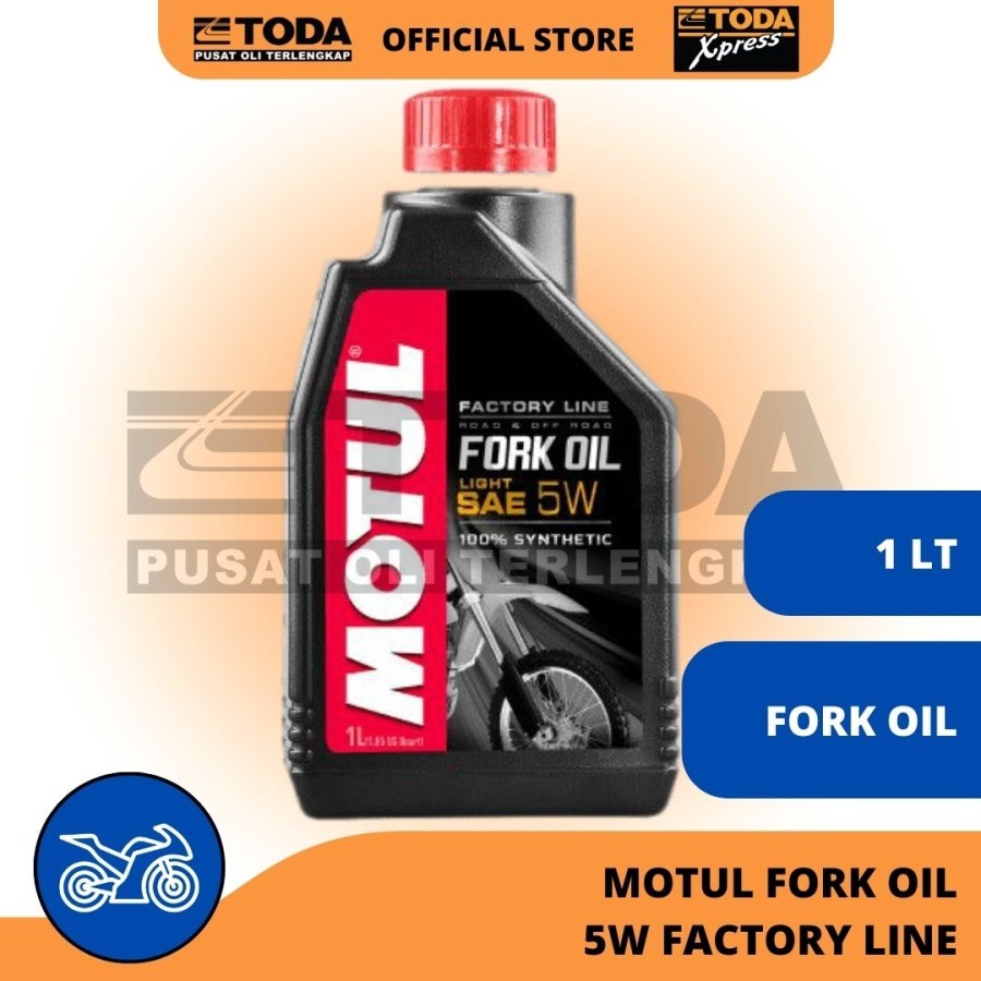 Oli Shock Depan Motul Fork Oil 5W Factory Line 1lt - Oli Shock Motor