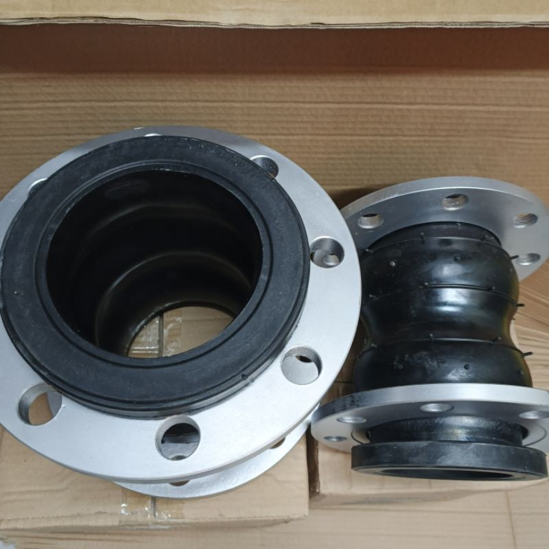 Flexible Rubber Joint TOZEN Twinflex 4" Inch Flange PN16 DN100