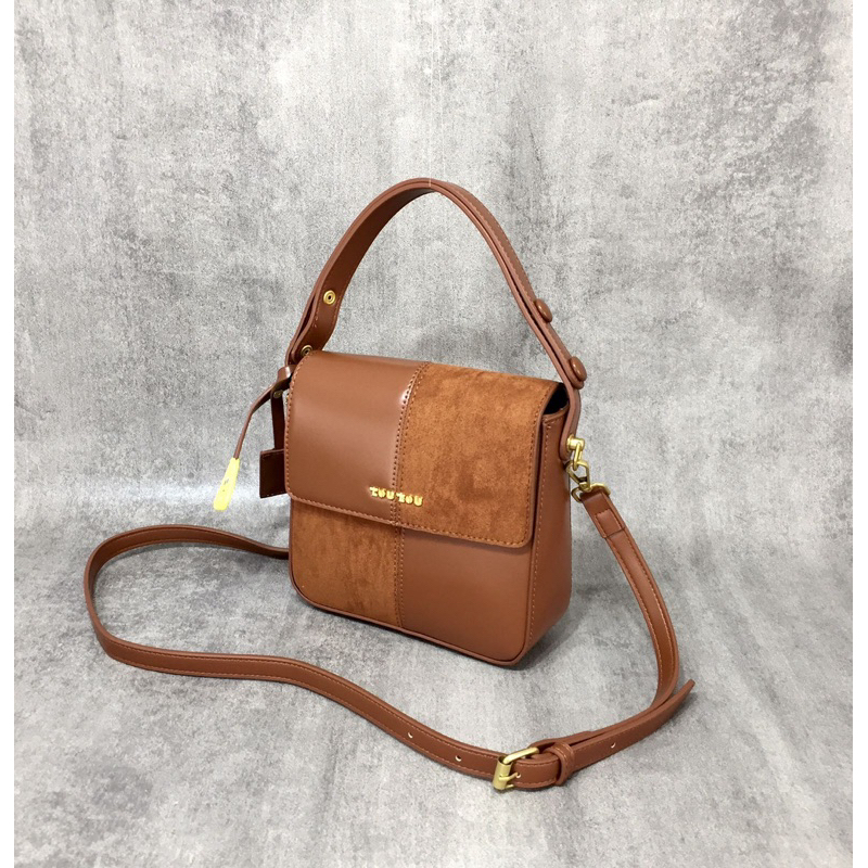 Fashion Korea TOU TOU Flap Satchel Bag