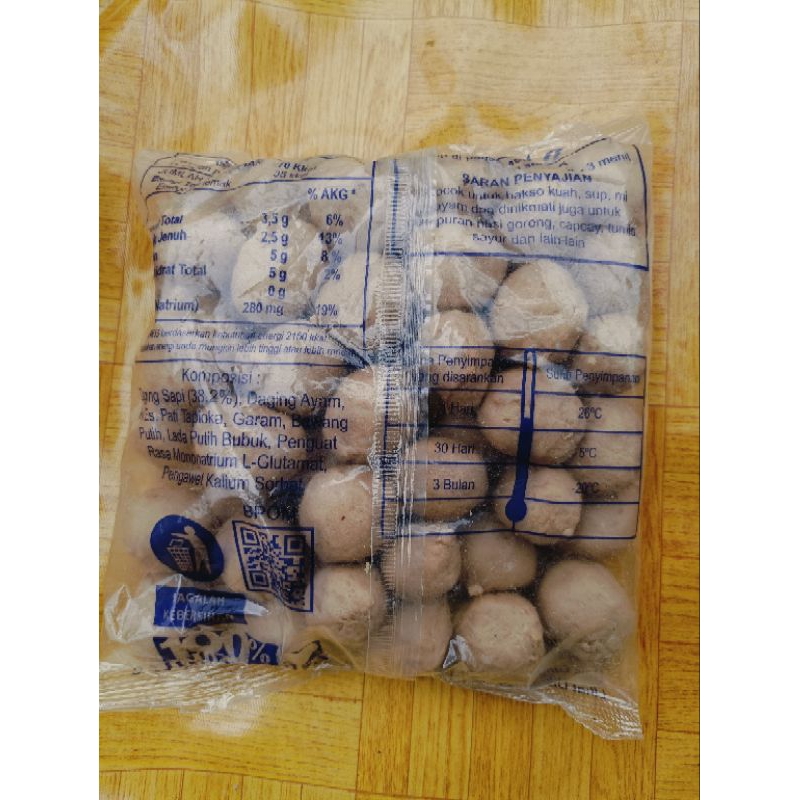 

bakso daging sapi isi 50 biji Rp.28.000