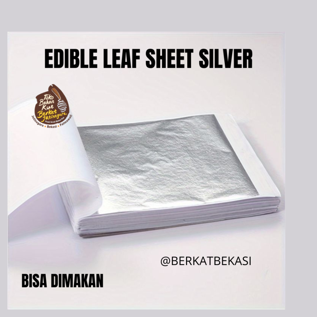

EDIBLE LEAF SHEET KERTAS GLIDING FLAKES FOIL KERTAS FOIL ISI 10 PCS / HIASAN CAKE