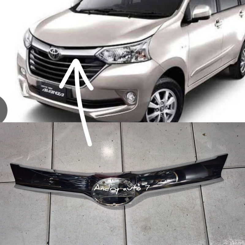 list chrome grill depan avanza veloz xenia 2016 2017 2018