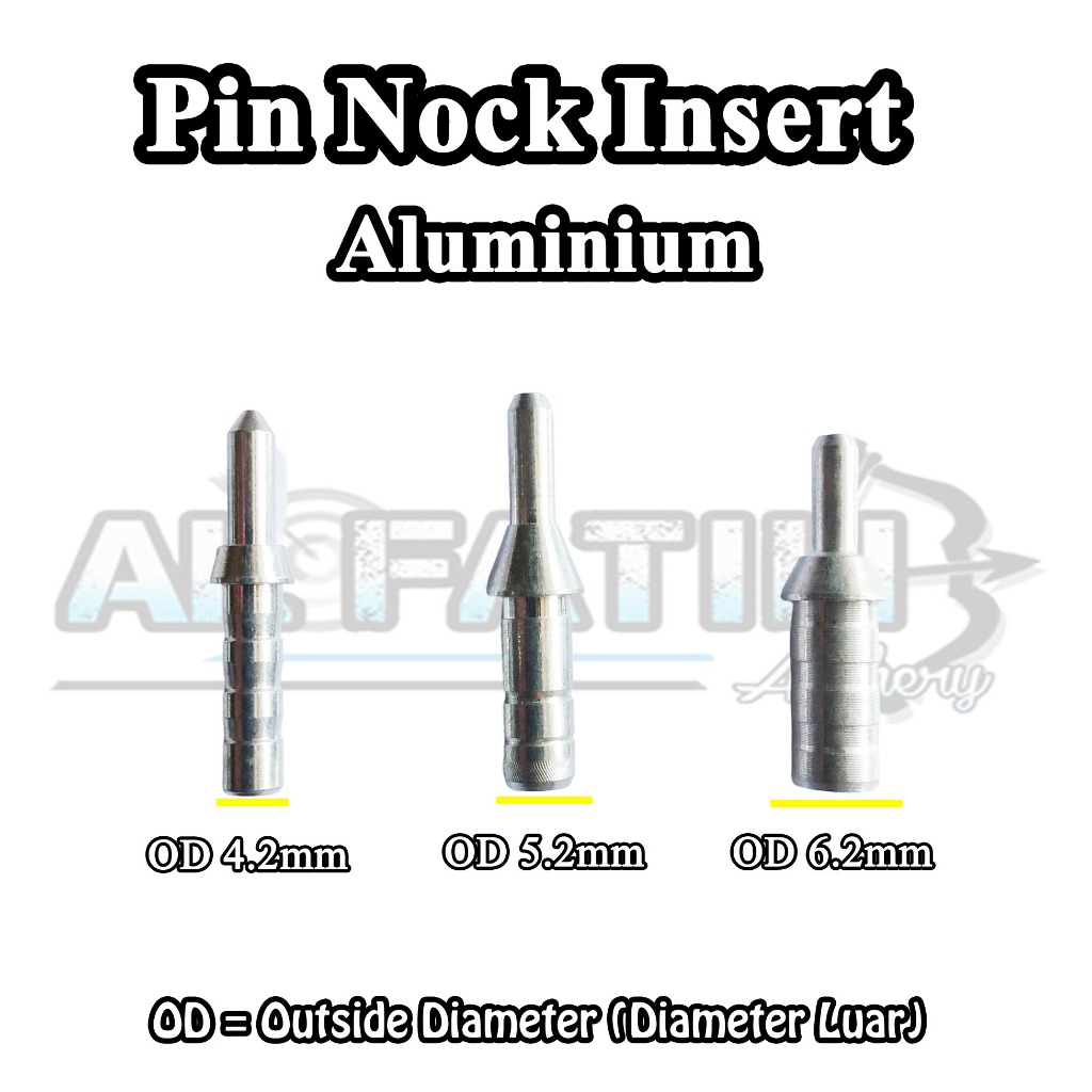 Pin Nock Insert Aluminium / Nock Pin Insert Shaft Carbon