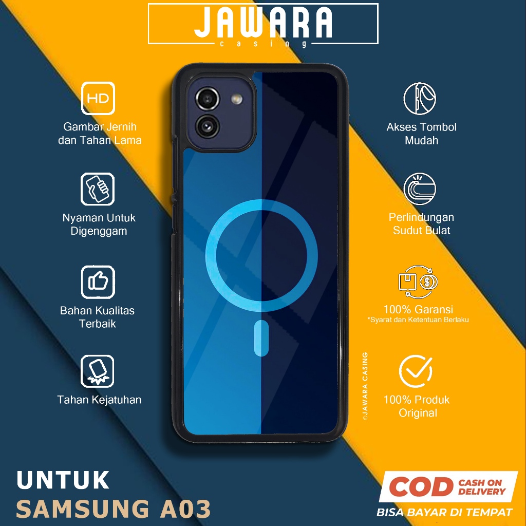 Case Samsung A03 Casing Samsung A03 [MAGS] Premium Case Glossy Case Hp Samsung Jawara Casing Hp Sams