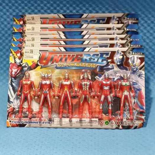 Mainan Robot Universe Ultraman / Robot Ultraman Mini Isi 6 pcs