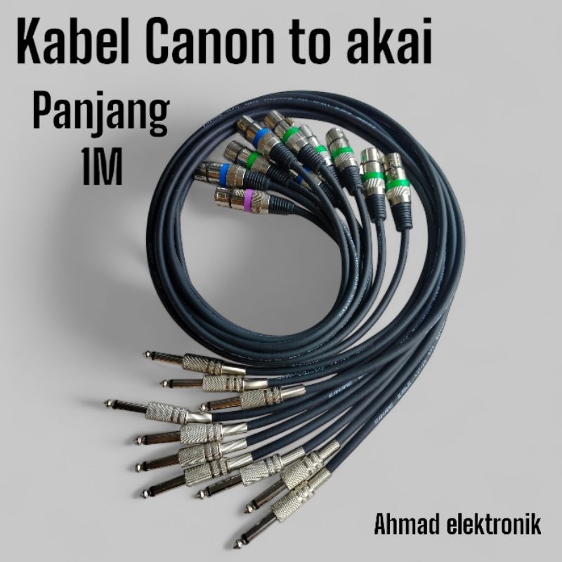 kabel audio XLR to akai