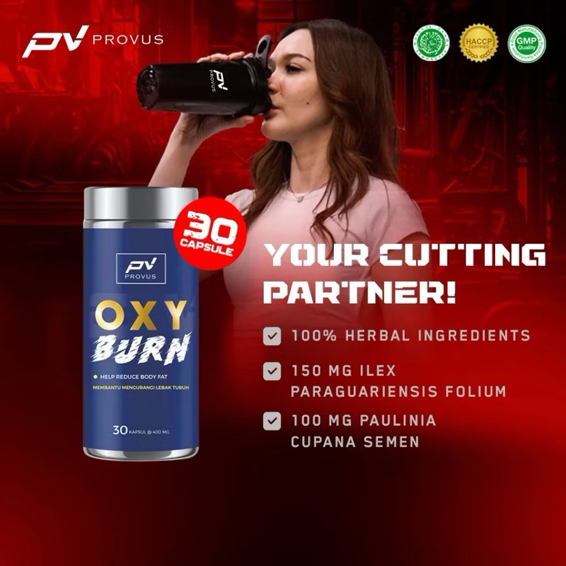 Provus Oxy Burn Fat Burner for Diet 30 capsul