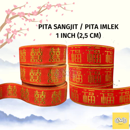 

Pita Sangjit / Imlek 1 Inch (2.5 CM)