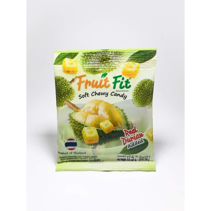 

Fruit fit soft chewy candy durian impor thailand