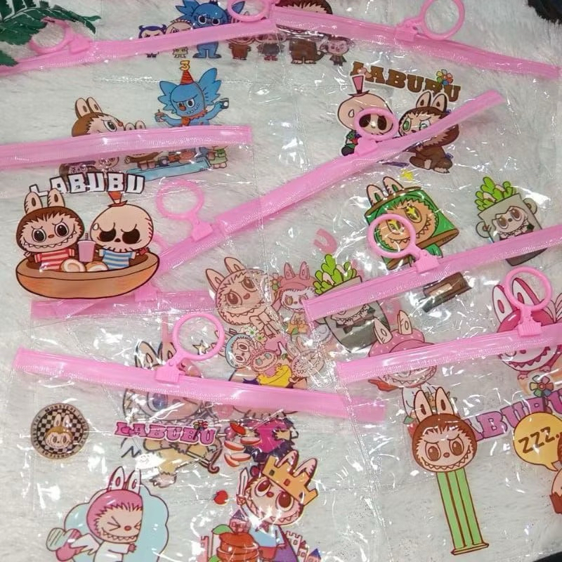 

POUCH ZIPLOCK LABUBU / TEMPAT PENSIL POUCH MOTIF LABUBU HARGA/PCS