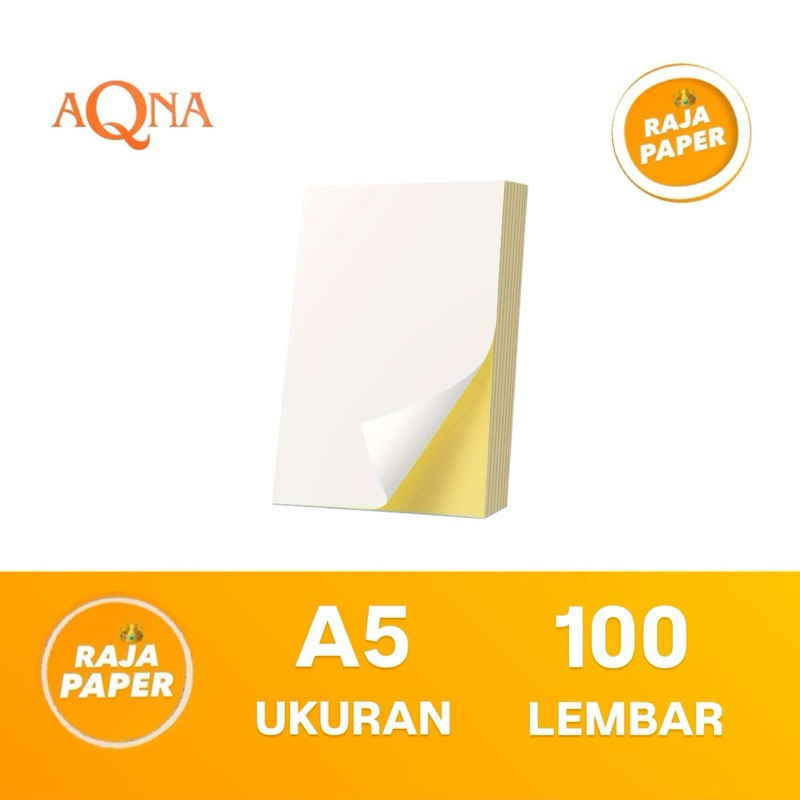 

Kertas Sticker Chromo Glossy Ukuran A5 100 Lembar By AQNA ( 148 Mm x 210 Mm ) / ( 14.8 Cm x 21 Cm ) 100 Lbr 100 Pcs Stiker Kromo Cromo Bontak Bontax Mengkilap