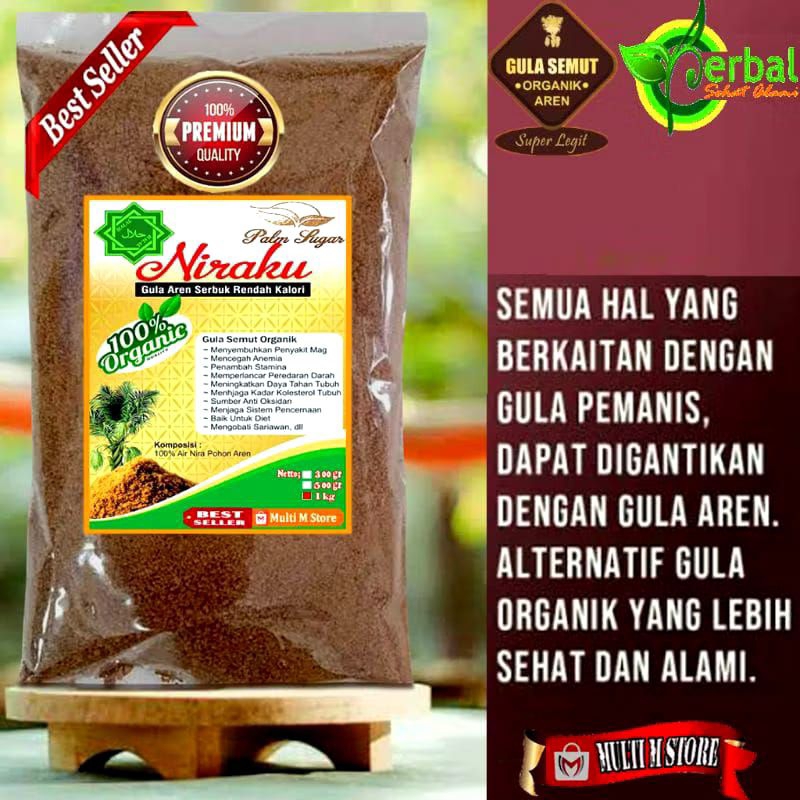 

Gula Aren Semut Super 1 Kg | Gula Anti Diabetes