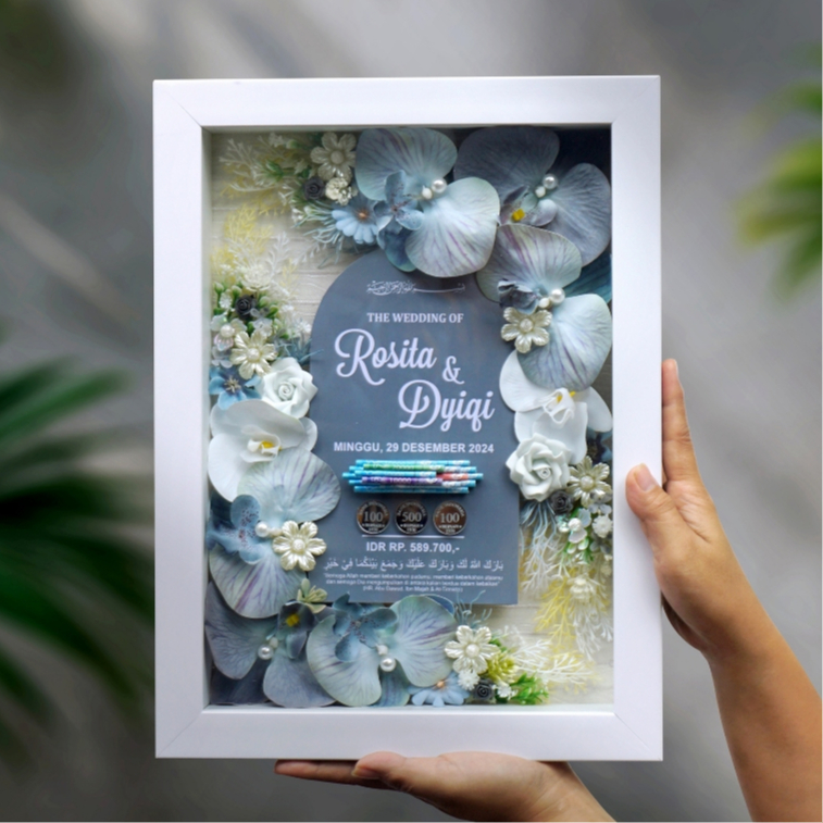 Mahar pernikahan frame 3D/ Mahar murah tidak murahan / Hadiah pernikahan