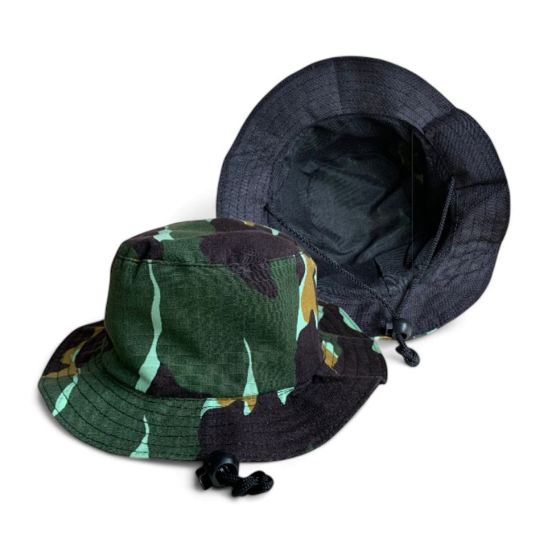 Topi tentara anak model rimba loreng brimob - Topi outdoor fashion anak loreng tentara kids army uni