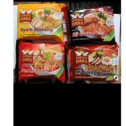 

mie burung dara instan mie goreng original mie ayam bawang