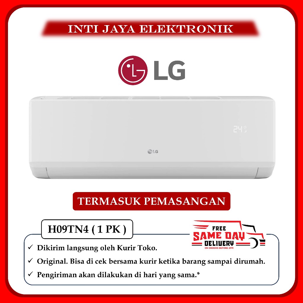 AC LG 1 PK LOW WATT H09TN4 GARANSI RESMI LG INDONESIA