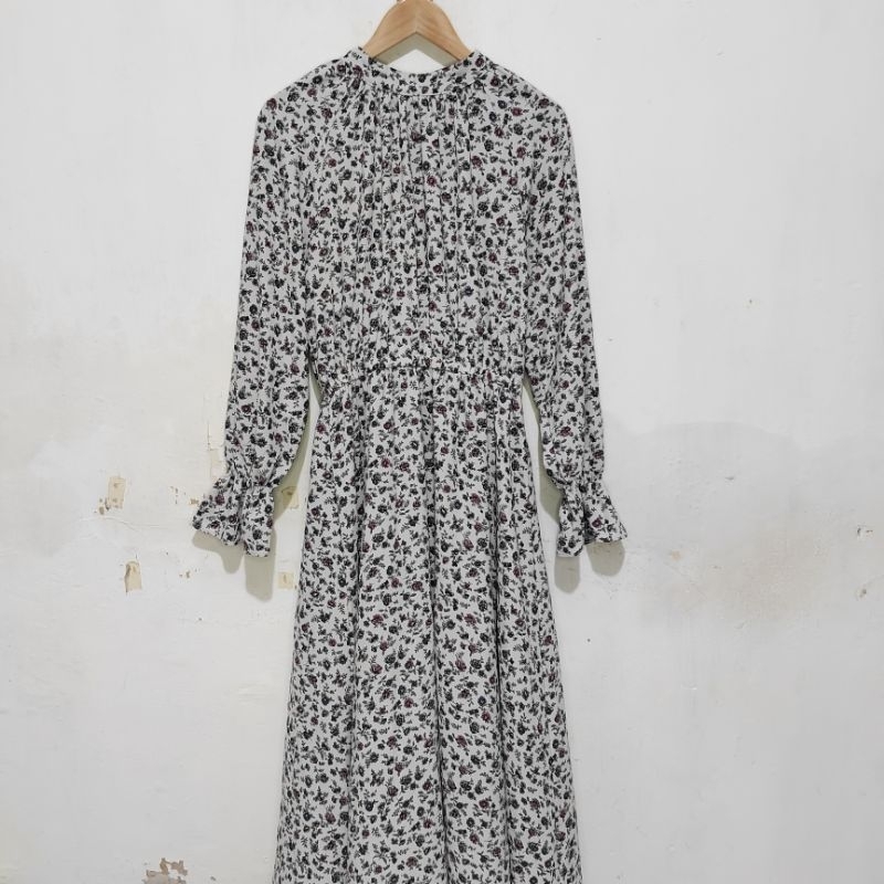 GU Floral Vintage Dress