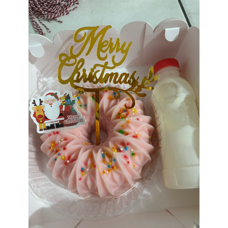 

Hampers Natal Puding Susu Coklat / Strawberry