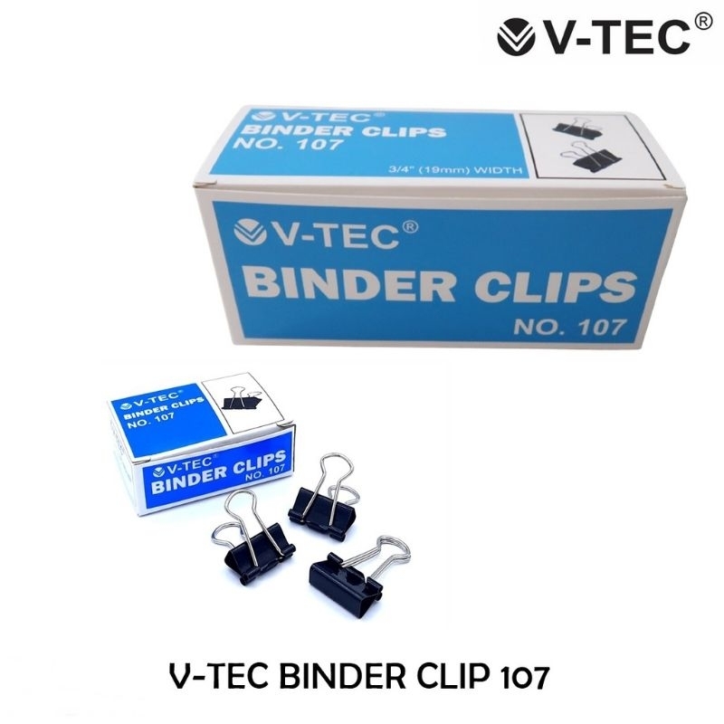 

Binder Clip 107 V Tec 1 Gros ( 12 Kotak )