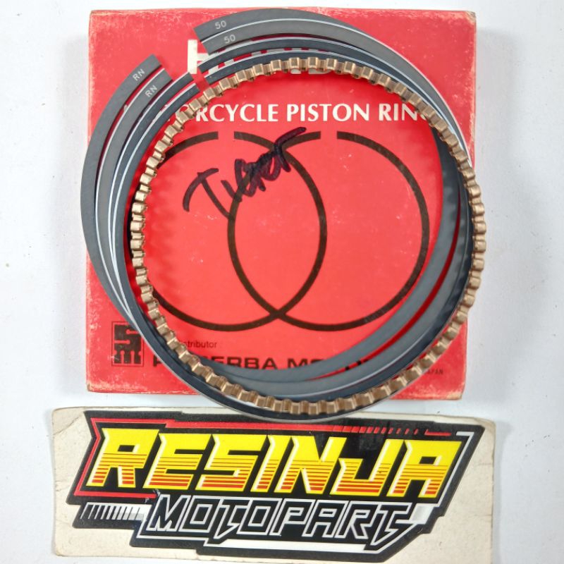 Ring Piston Seher Honda GL Pro Neotech Tiger KBB Oversize Os 50
