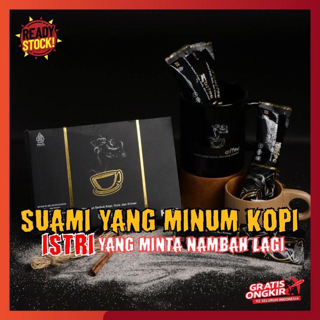 

Kopi Mhoncers Original Kopi Stamina Pria Kuat Tahan Lama Penambah Gairah Berhubungan Intim BPOM