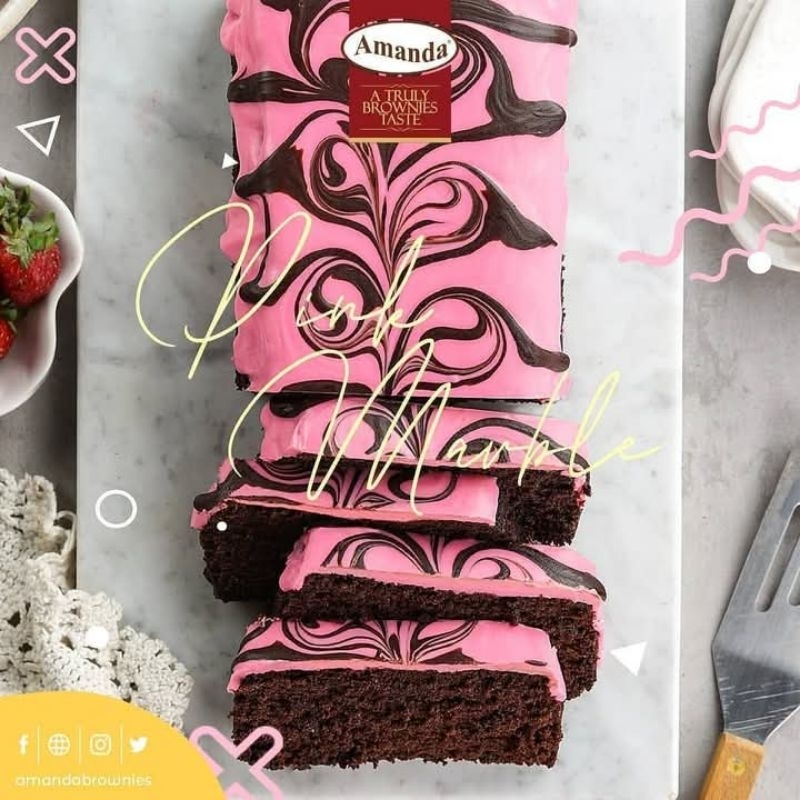 

Brownies Amanda Pink Marble