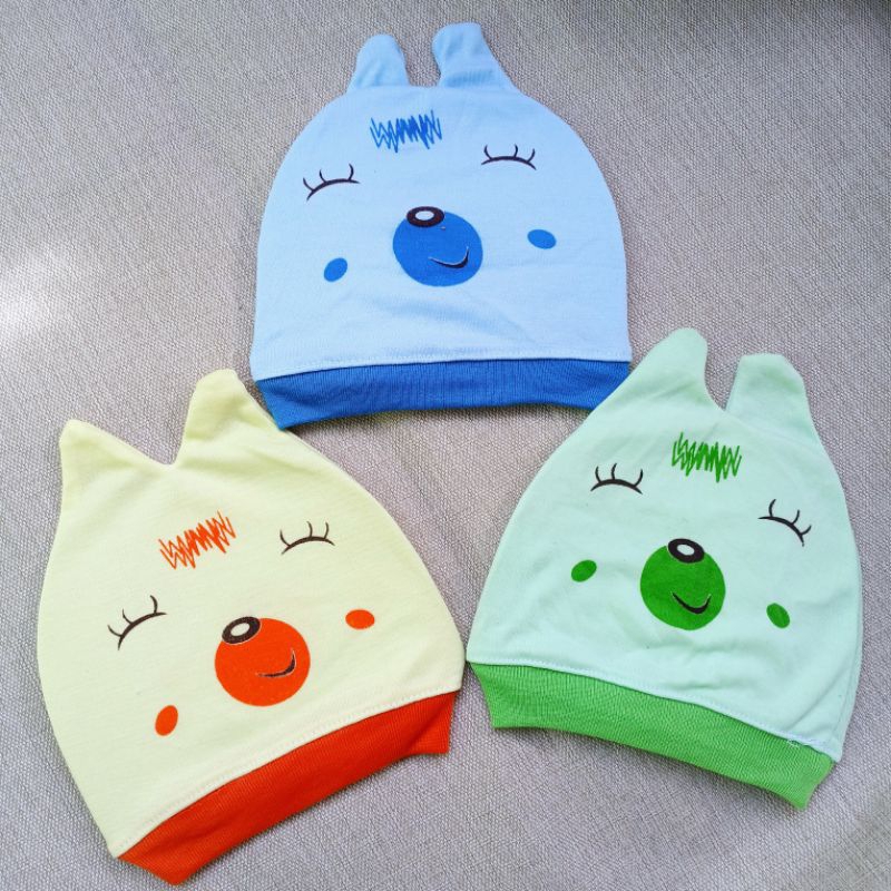 1 topi kupluk bayi baru lahir