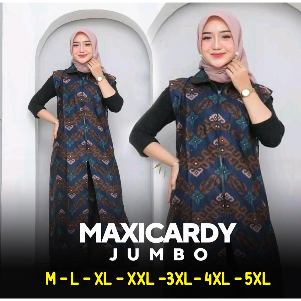 COUPLE OUTER BATIK - OUTER BATIK JUMBO - OUTER JUMBO LD 130 - OUTER JUMBO WANITA KEKINIAN - OUTER JU