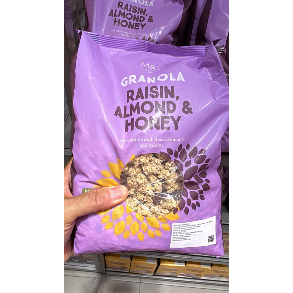 

Mark & Spencer Granola Raisin Almond & Honey